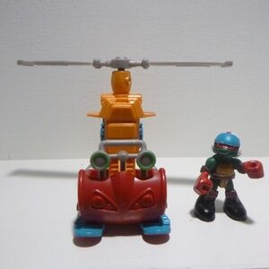 IMAGINEXT TMNT RAPHAEL DROP COPTER w/PILOT RAPH FIGURE